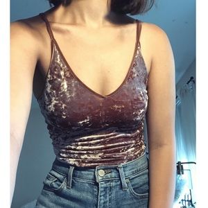 Crushed Velvet Tank